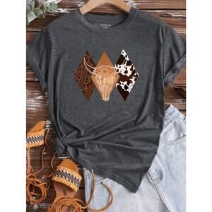 Printed T SHIRT for women size M